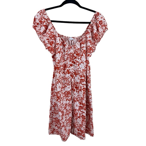 NWT Madewell Marge Button Up Mini Dress in Abstract Flora Sz 10 - Picture 2 of 7